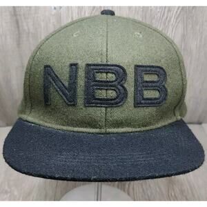 New Belgium Brewing Company NBB Hat Green Adjustable 50% Wool 50% Rayon